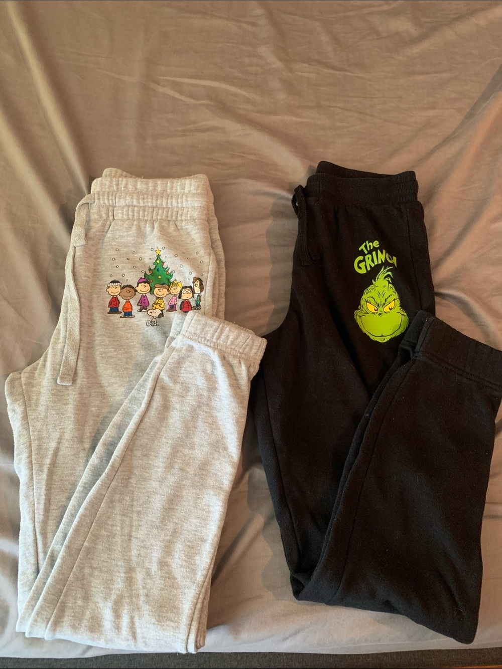Two Holiday Jogger Sweatpants